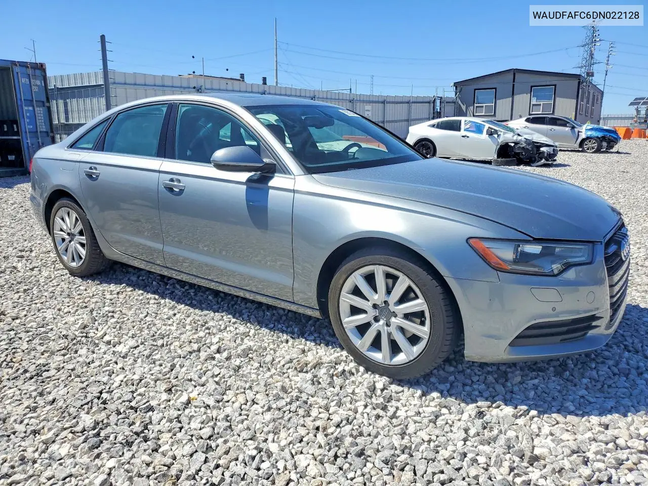 2013 Audi A6 Premium Plus VIN: WAUDFAFC6DN022128 Lot: 59013436