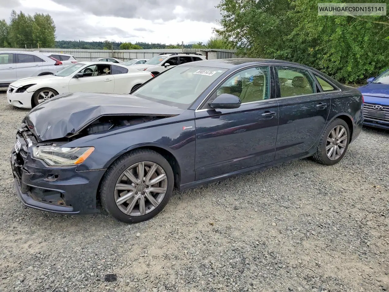 2013 Audi A6 Prestige VIN: WAUHGAFC9DN151141 Lot: 59051476