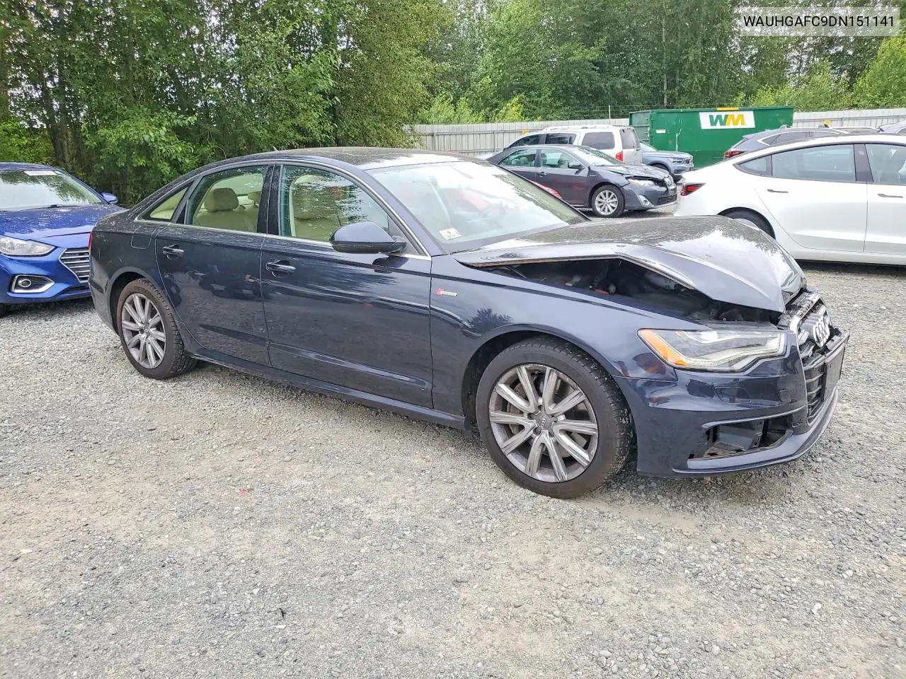 2013 Audi A6 Prestige VIN: WAUHGAFC9DN151141 Lot: 59051476