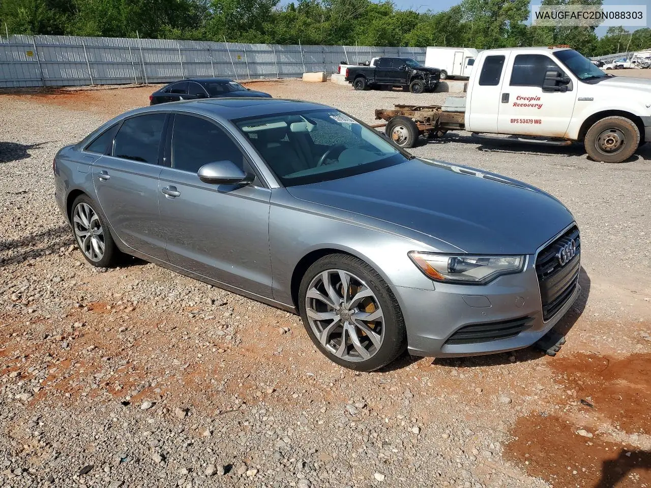 2013 Audi A6 Premium Plus VIN: WAUGFAFC2DN088303 Lot: 59180756