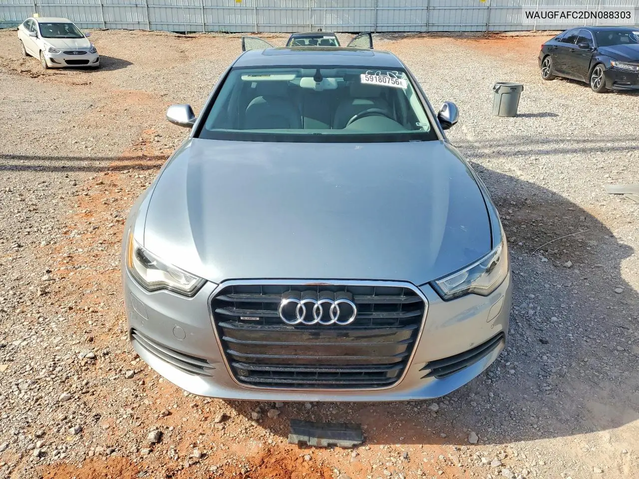 2013 Audi A6 Premium Plus VIN: WAUGFAFC2DN088303 Lot: 59180756
