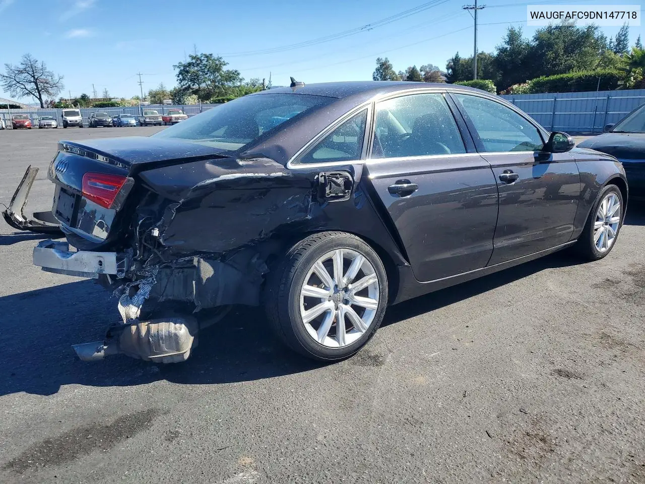 2013 Audi A6 Premium Plus VIN: WAUGFAFC9DN147718 Lot: 59993916