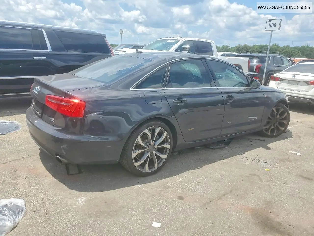 2013 Audi A6 Premium Plus VIN: WAUGGAFC0DN055555 Lot: 60324096