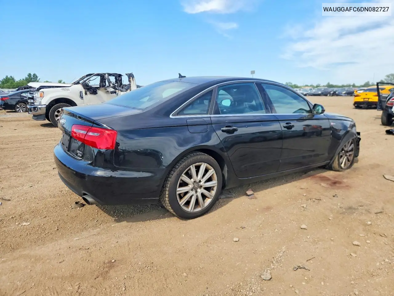 2013 Audi A6 Premium Plus VIN: WAUGGAFC6DN082727 Lot: 60630886