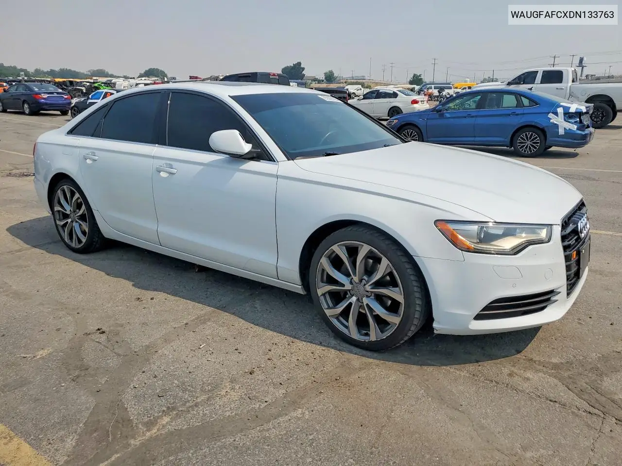 2013 Audi A6 Premium Plus VIN: WAUGFAFCXDN133763 Lot: 85629105