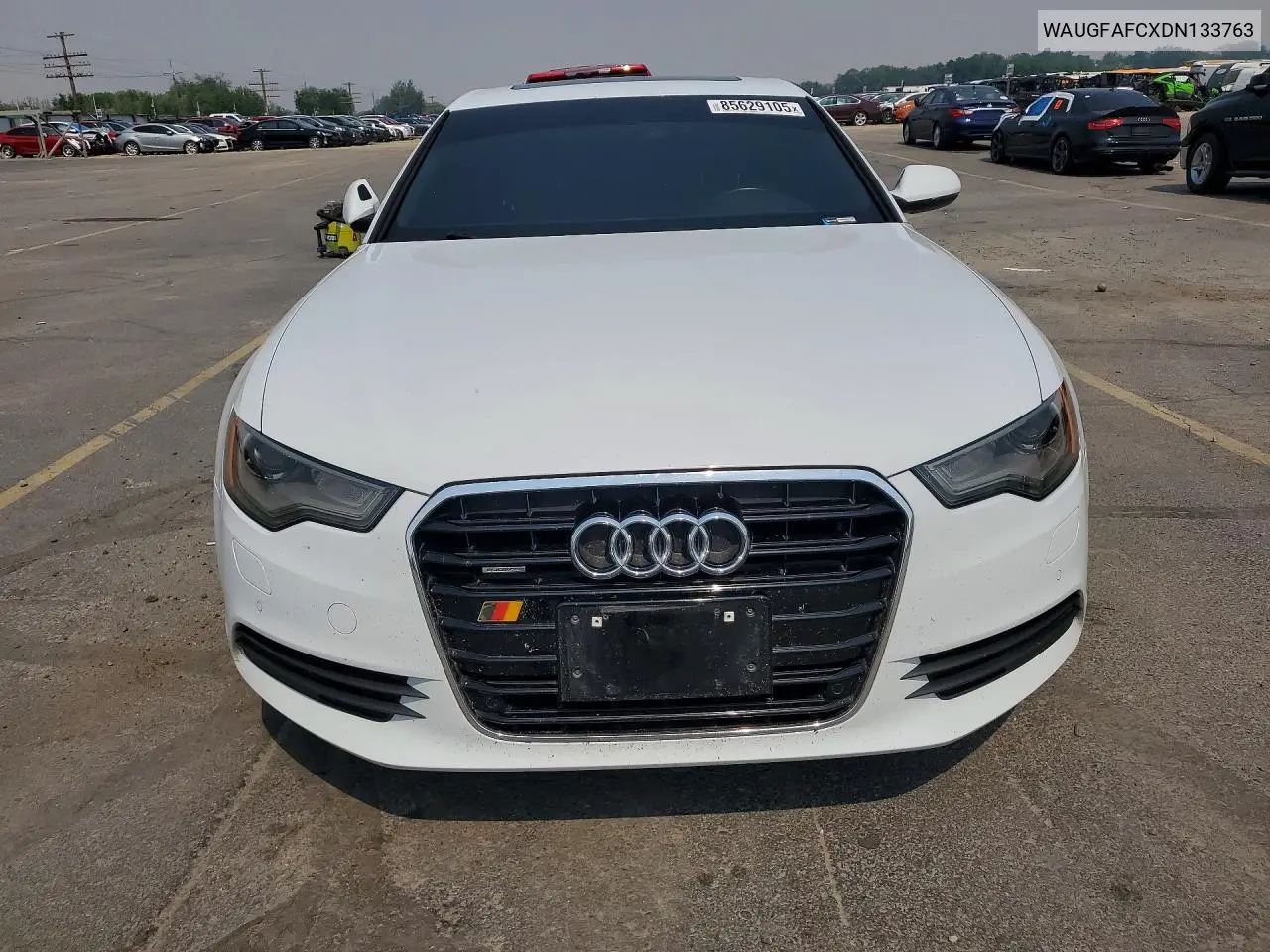 2013 Audi A6 Premium Plus VIN: WAUGFAFCXDN133763 Lot: 85629105