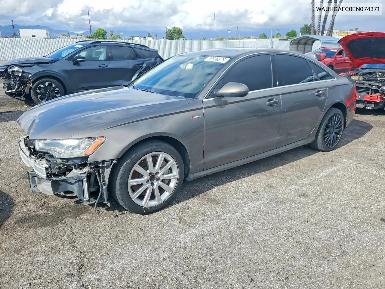 WAUHGAFC0EN074371 2014 Audi A6 Prestige
