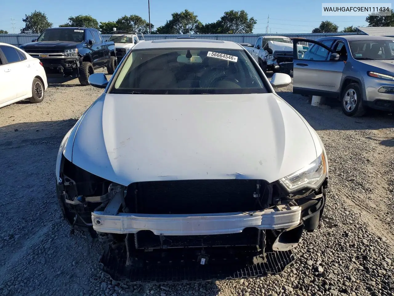 2014 Audi A6 Prestige VIN: WAUHGAFC9EN111434 Lot: 56664546