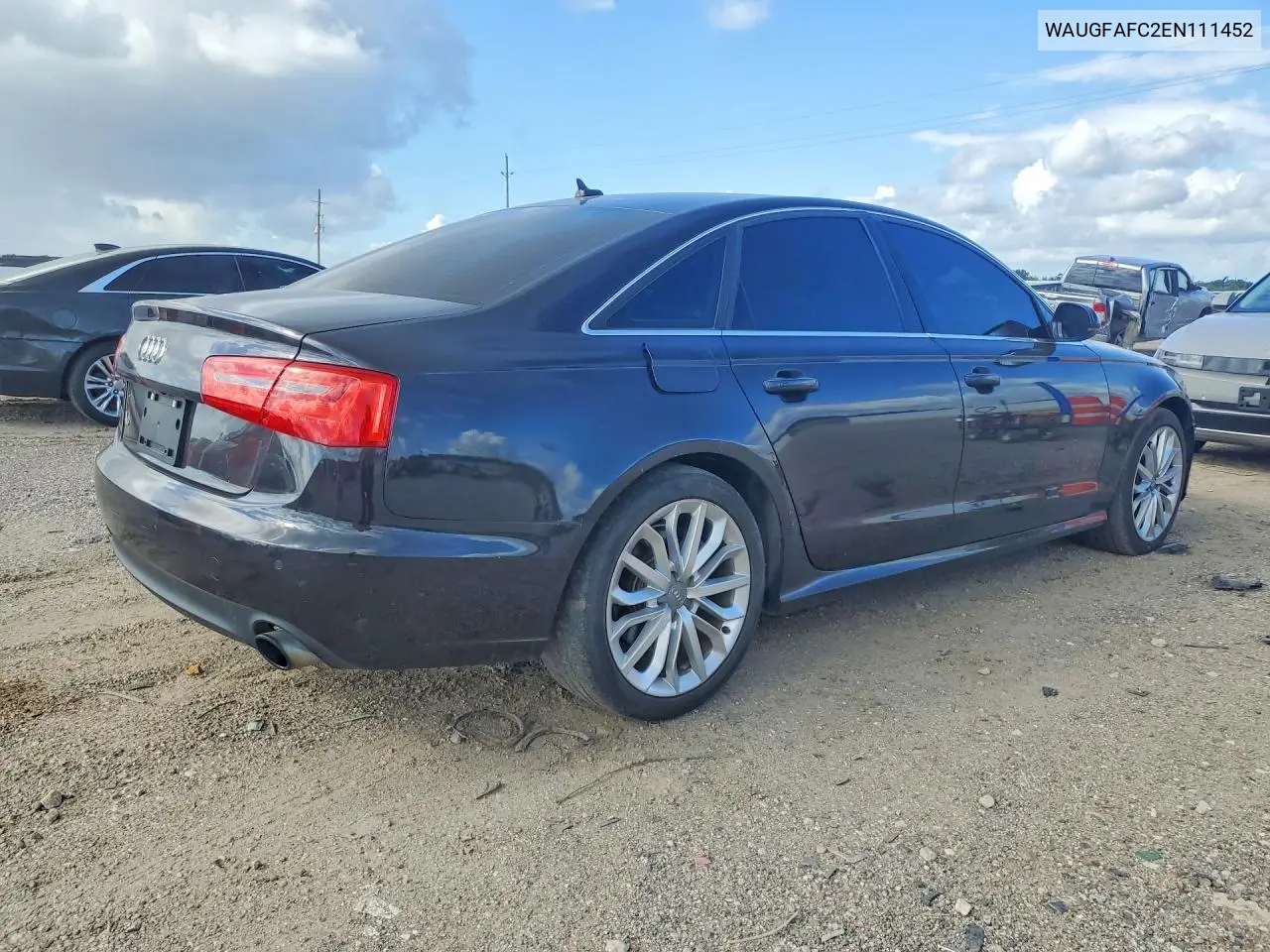 2014 Audi A6 Premium Plus VIN: WAUGFAFC2EN111452 Lot: 56700666