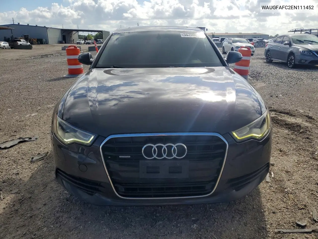 2014 Audi A6 Premium Plus VIN: WAUGFAFC2EN111452 Lot: 56700666