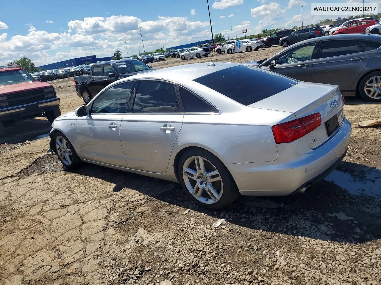 2014 Audi A6 Premium Plus VIN: WAUFGAFC2EN008217 Lot: 58102186