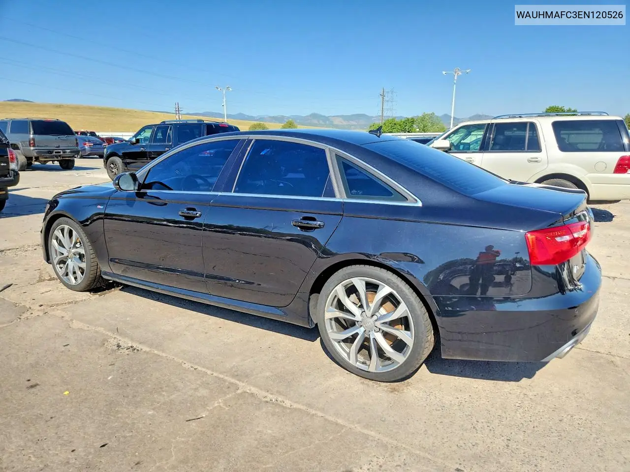 2014 Audi A6 Prestige VIN: WAUHMAFC3EN120526 Lot: 59162136