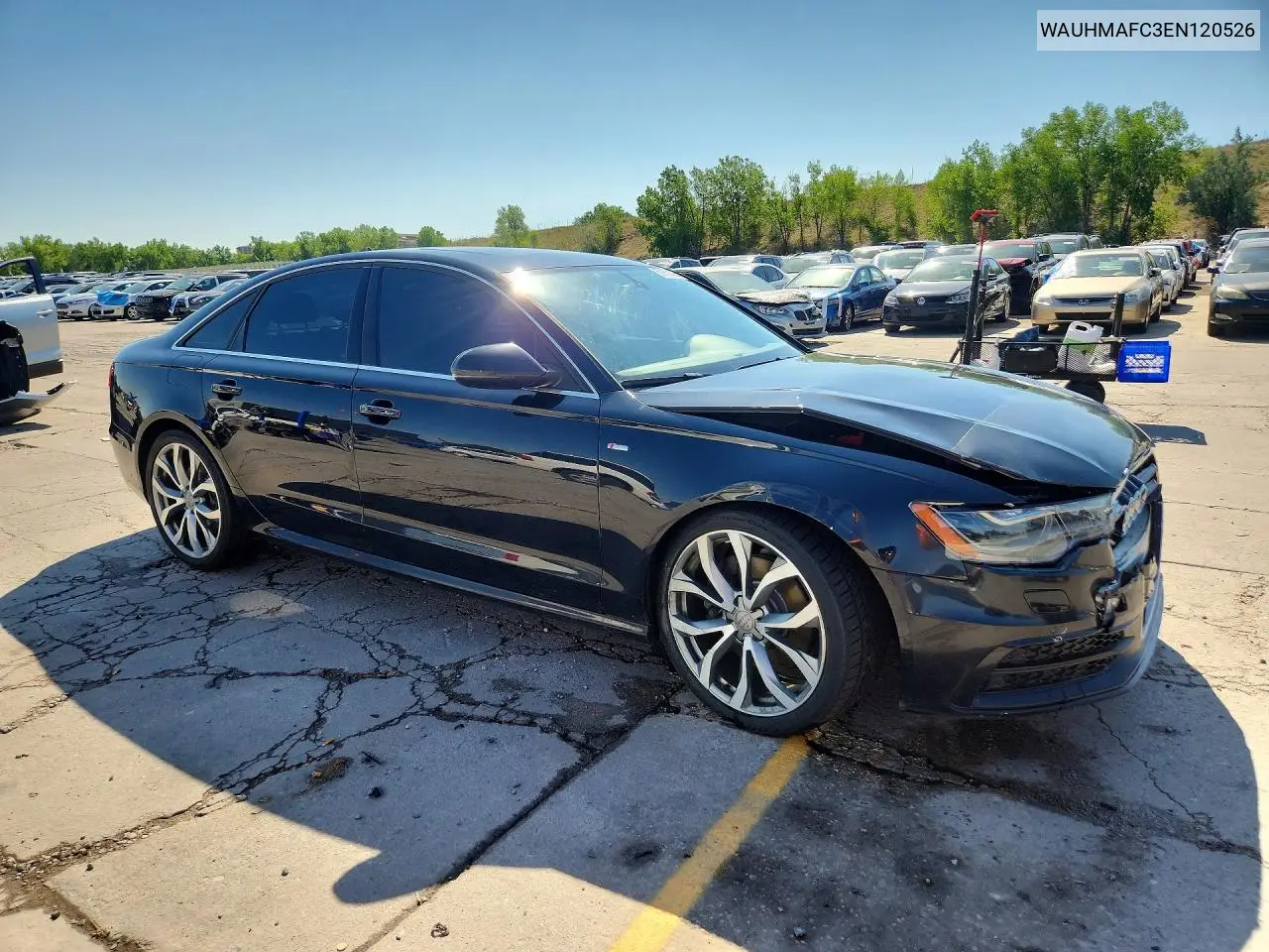 2014 Audi A6 Prestige VIN: WAUHMAFC3EN120526 Lot: 59162136