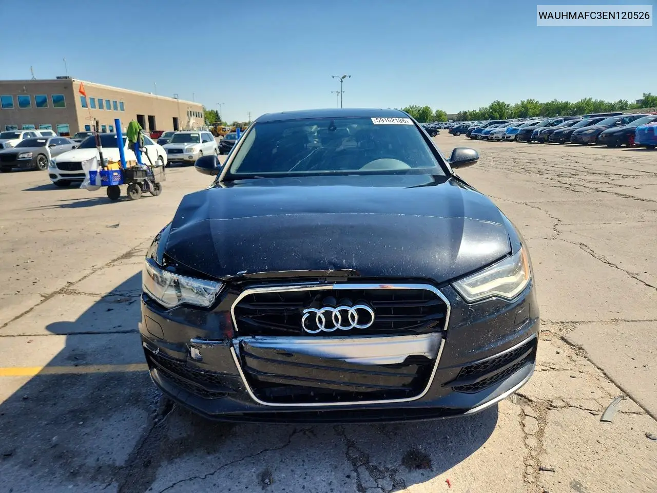 2014 Audi A6 Prestige VIN: WAUHMAFC3EN120526 Lot: 59162136