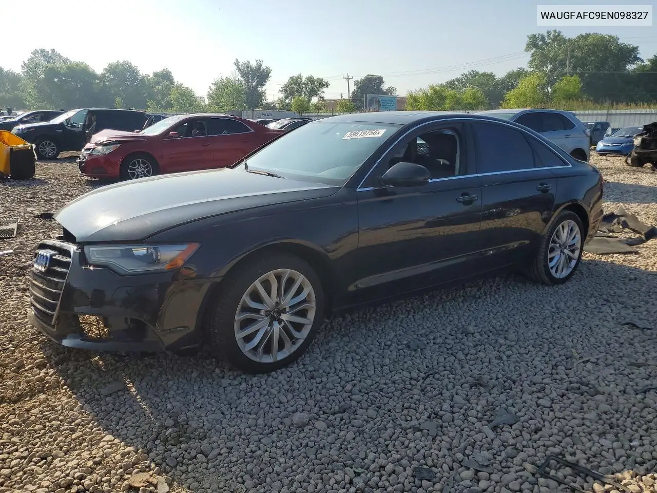 2014 Audi A6 Premium Plus VIN: WAUGFAFC9EN098327 Lot: 59619756