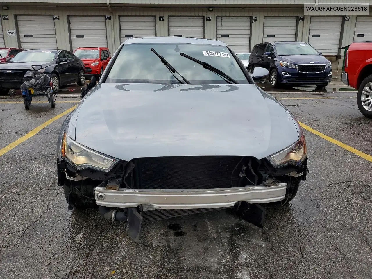 2014 Audi A6 Premium Plus VIN: WAUGFAFC0EN028618 Lot: 60022716