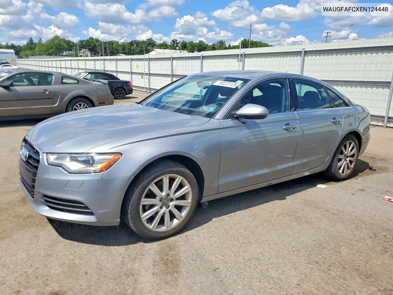 2014 Audi A6 Premium Plus VIN: WAUGFAFCXEN124448 Lot: 60223126