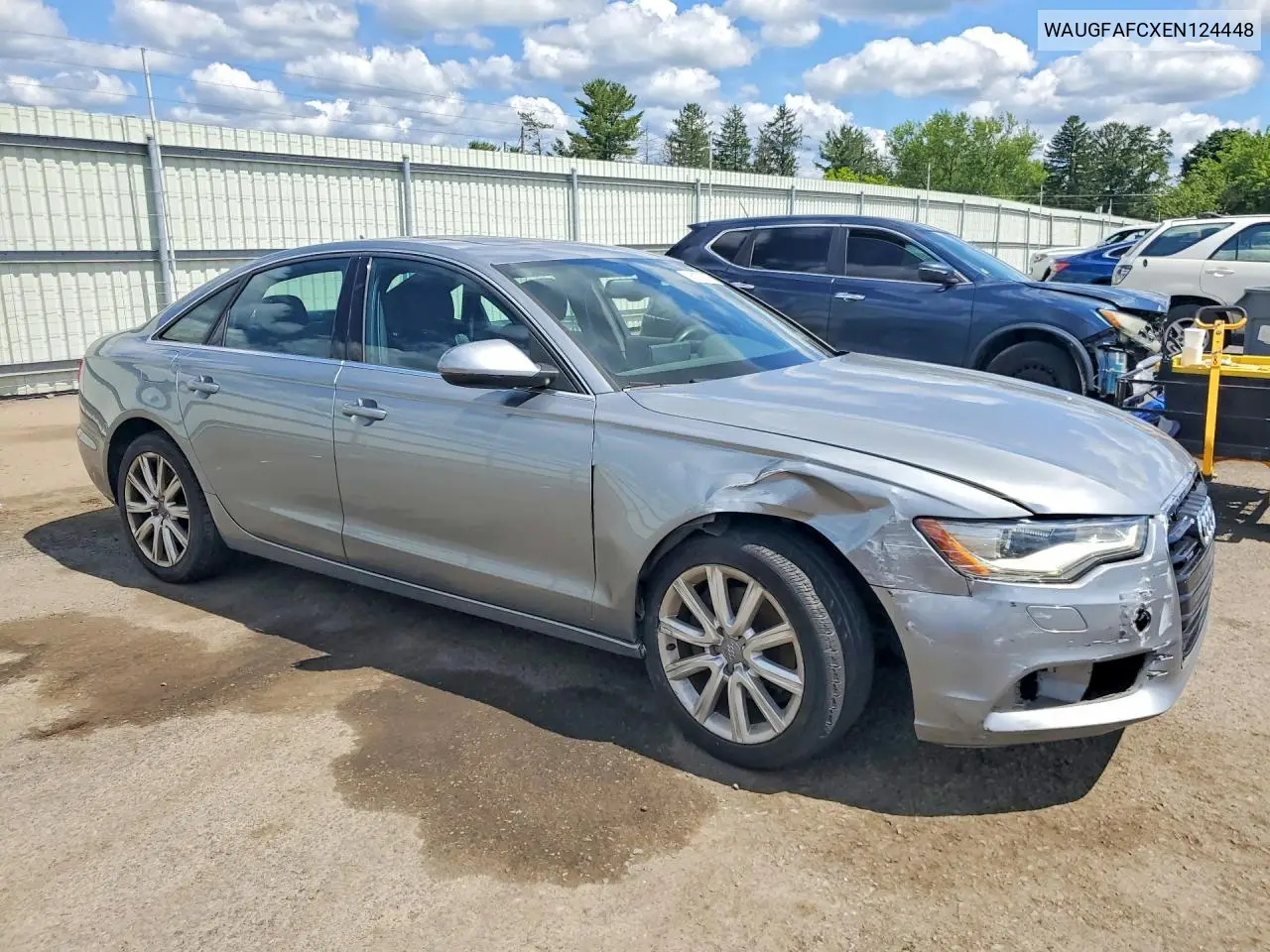 2014 Audi A6 Premium Plus VIN: WAUGFAFCXEN124448 Lot: 60223126