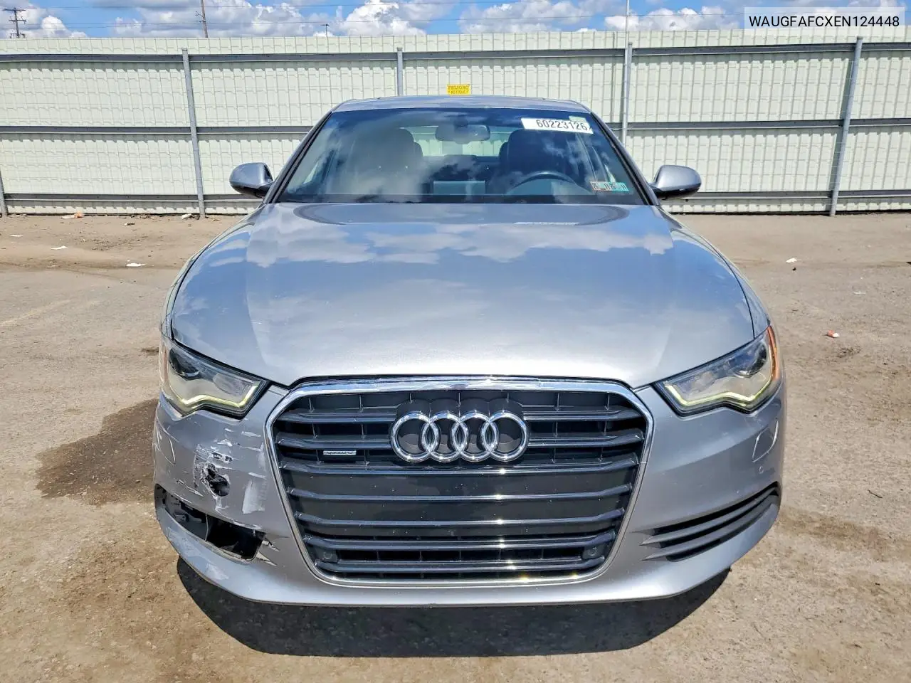 2014 Audi A6 Premium Plus VIN: WAUGFAFCXEN124448 Lot: 60223126