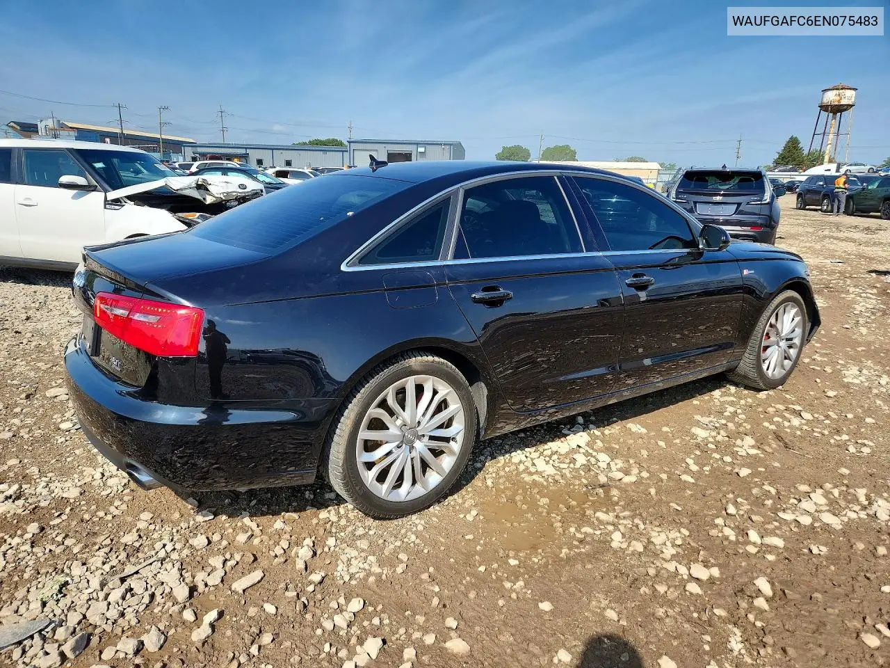 2014 Audi A6 Premium Plus VIN: WAUFGAFC6EN075483 Lot: 60748816