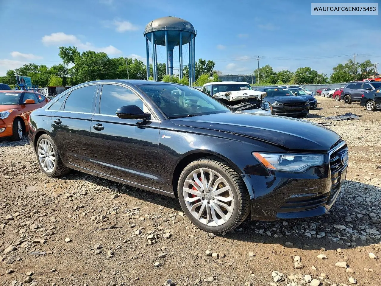 2014 Audi A6 Premium Plus VIN: WAUFGAFC6EN075483 Lot: 60748816