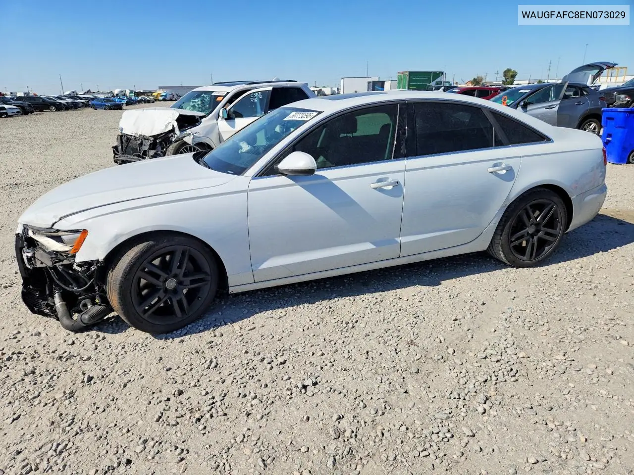 2014 Audi A6 Premium Plus VIN: WAUGFAFC8EN073029 Lot: 60775596