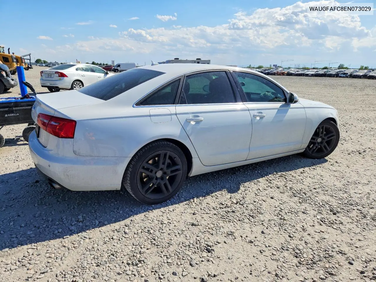 2014 Audi A6 Premium Plus VIN: WAUGFAFC8EN073029 Lot: 60775596