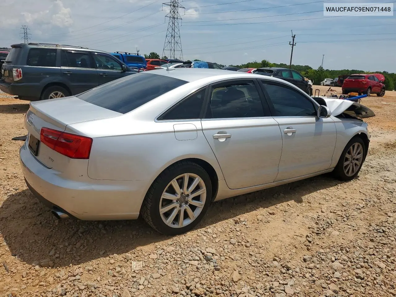 2014 Audi A6 Premium VIN: WAUCFAFC9EN071448 Lot: 60837536