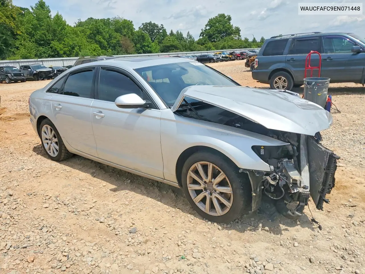 2014 Audi A6 Premium VIN: WAUCFAFC9EN071448 Lot: 60837536