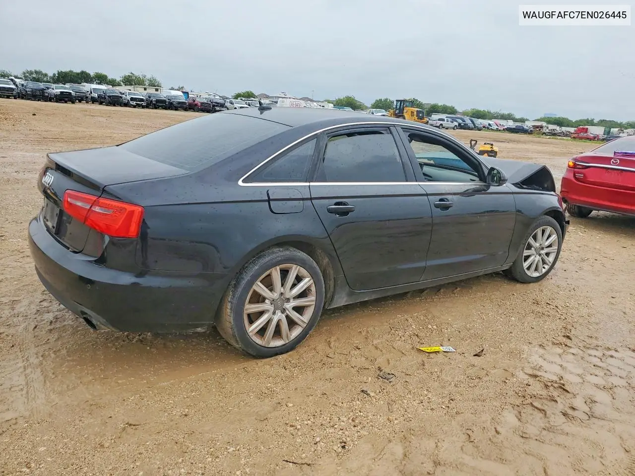 2014 Audi A6 Premium Plus VIN: WAUGFAFC7EN026445 Lot: 61317226