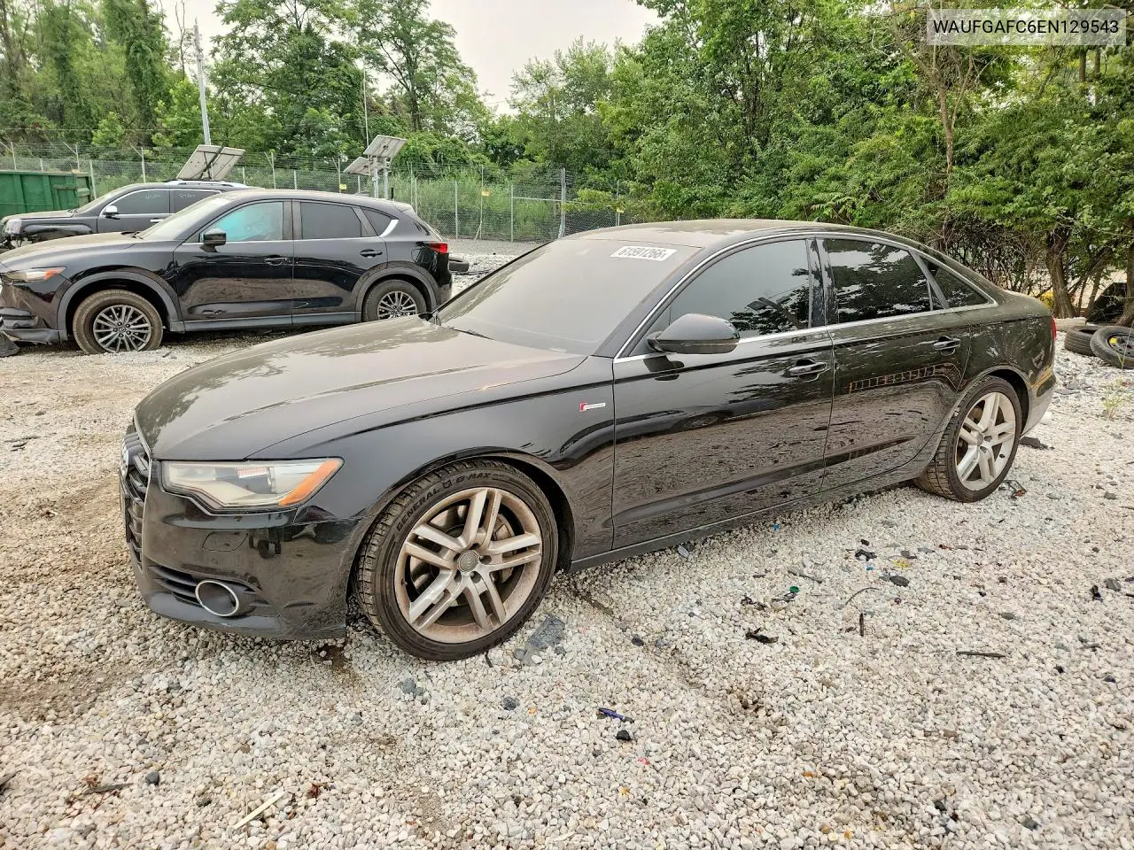 2014 Audi A6 Premium Plus VIN: WAUFGAFC6EN129543 Lot: 61591266
