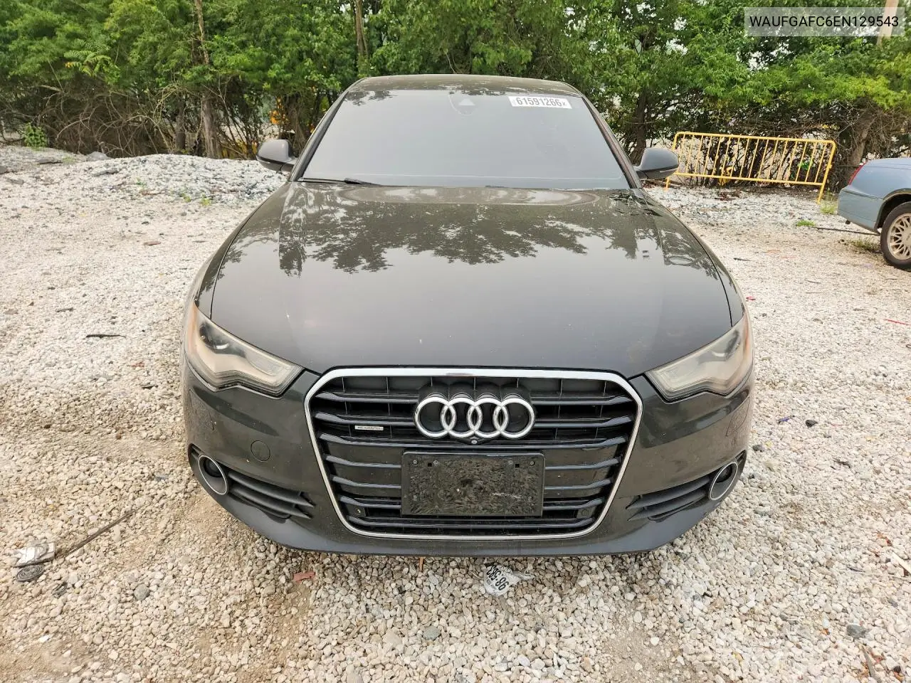 2014 Audi A6 Premium Plus VIN: WAUFGAFC6EN129543 Lot: 61591266