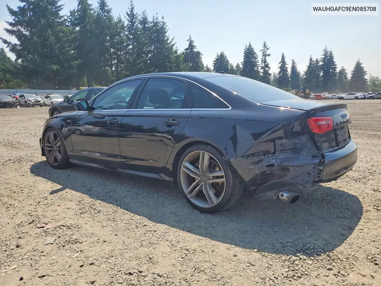 2014 Audi A6 3.0 Quattro VIN: WAUHGAFC9EN085708 Lot: 61807996