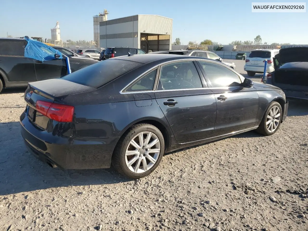 WAUGFAFCXEN029260 2014 Audi A6 Premium Plus