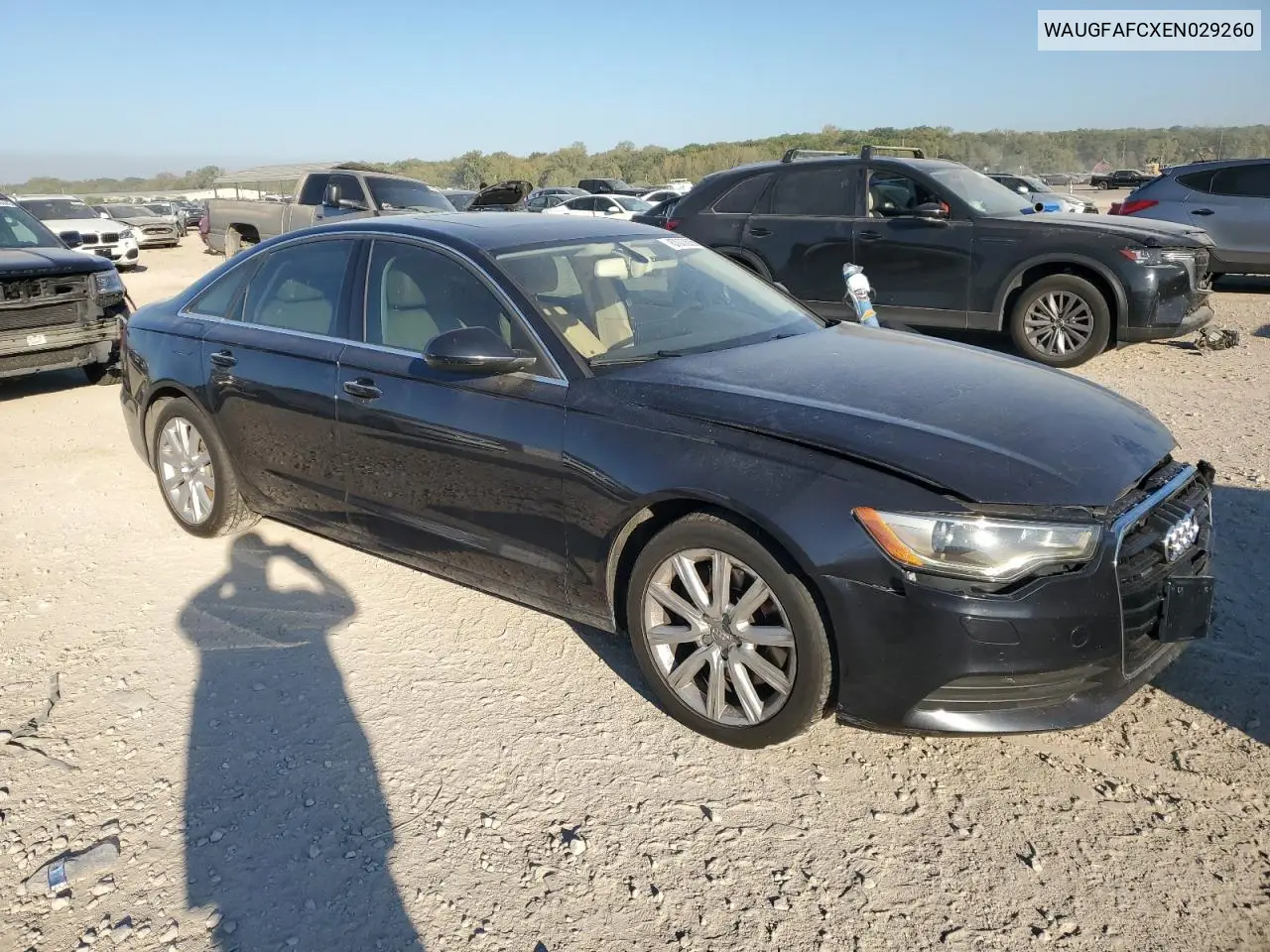 WAUGFAFCXEN029260 2014 Audi A6 Premium Plus