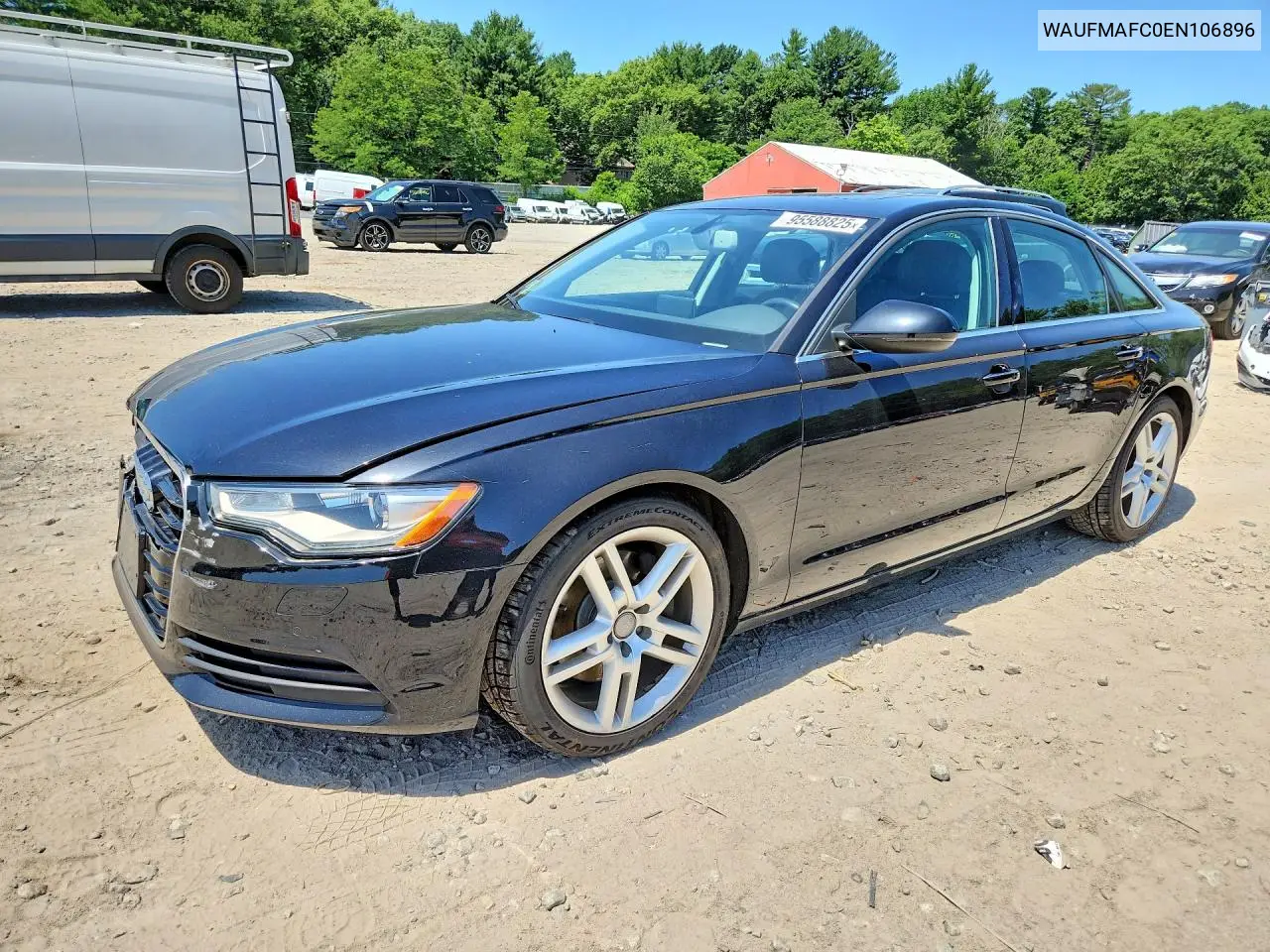 2014 Audi A6 Premium Plus VIN: WAUFMAFC0EN106896 Lot: 95588825