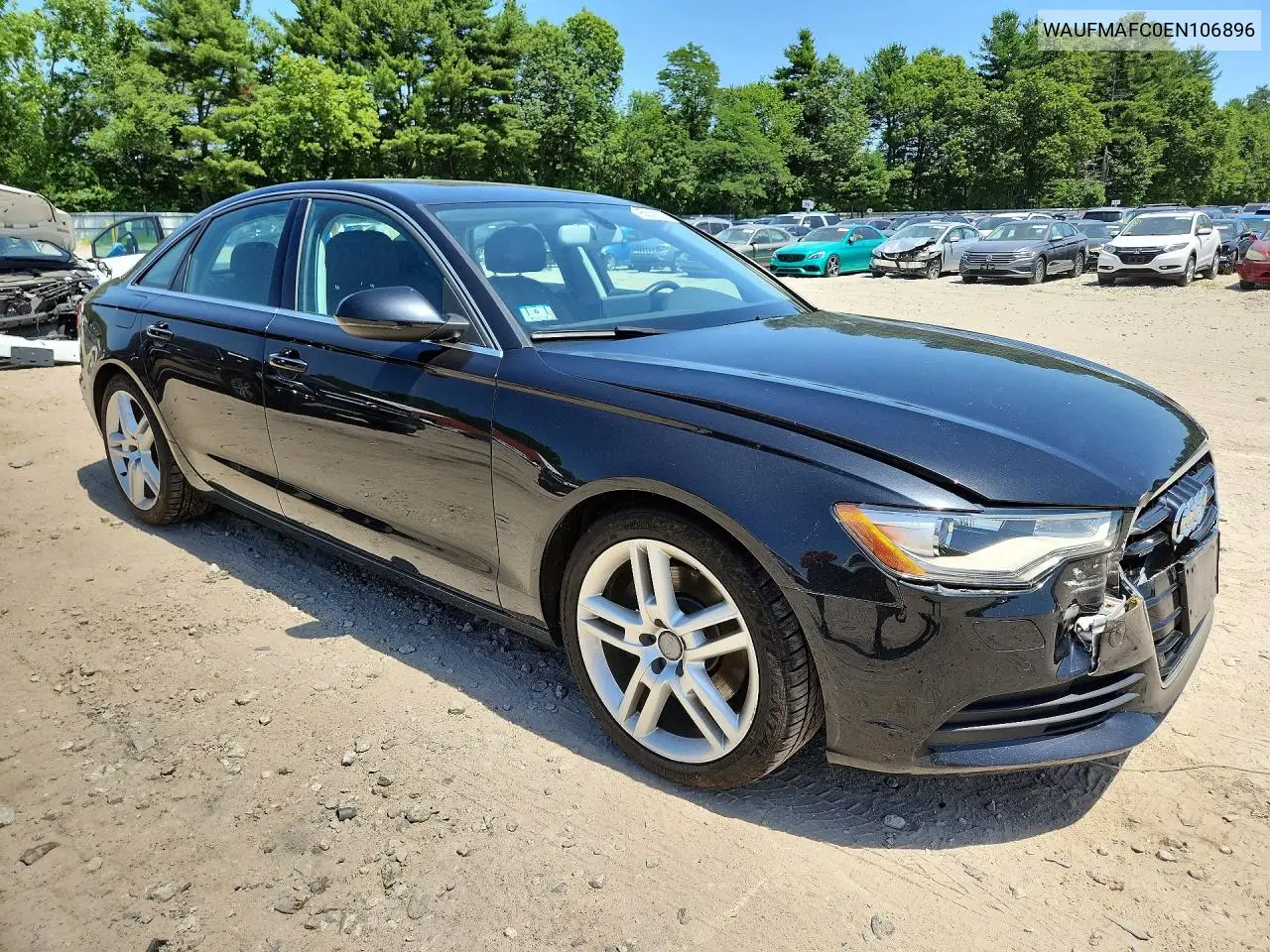 2014 Audi A6 Premium Plus VIN: WAUFMAFC0EN106896 Lot: 95588825