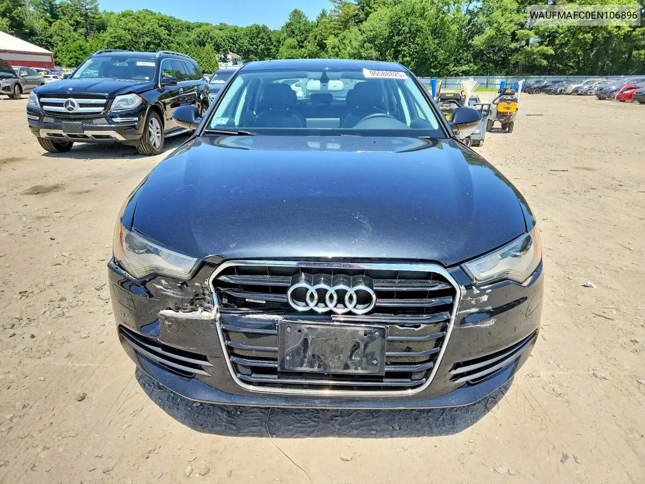 2014 Audi A6 Premium Plus VIN: WAUFMAFC0EN106896 Lot: 95588825