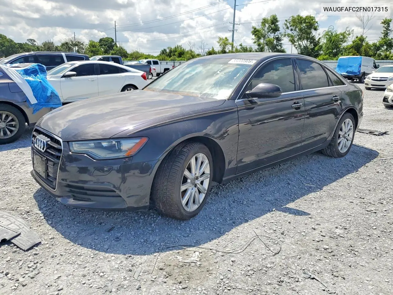 2015 Audi A6 Premium Plus VIN: WAUGFAFC2FN017315 Lot: 58000906