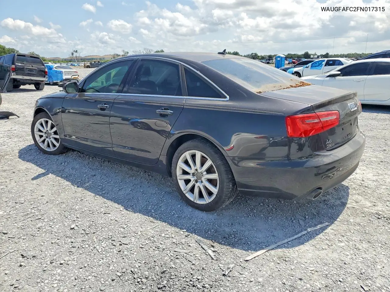 2015 Audi A6 Premium Plus VIN: WAUGFAFC2FN017315 Lot: 58000906