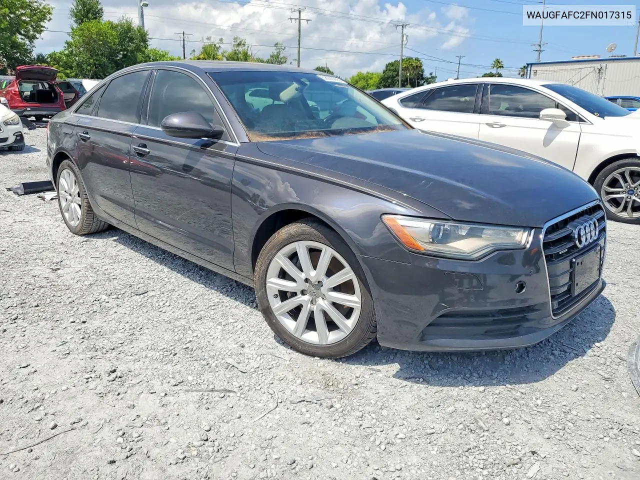 2015 Audi A6 Premium Plus VIN: WAUGFAFC2FN017315 Lot: 58000906