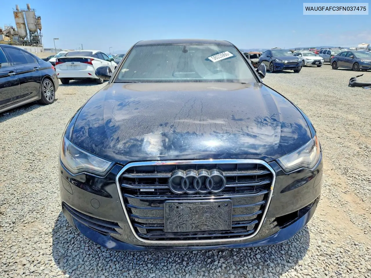 2015 Audi A6 Premium Plus VIN: WAUGFAFC3FN037475 Lot: 58033966