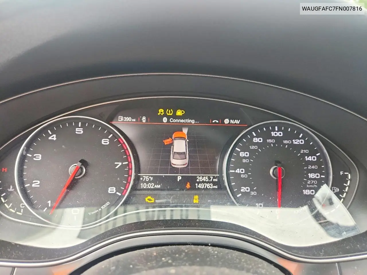 2015 Audi A6 Premium Plus VIN: WAUGFAFC7FN007816 Lot: 58159276