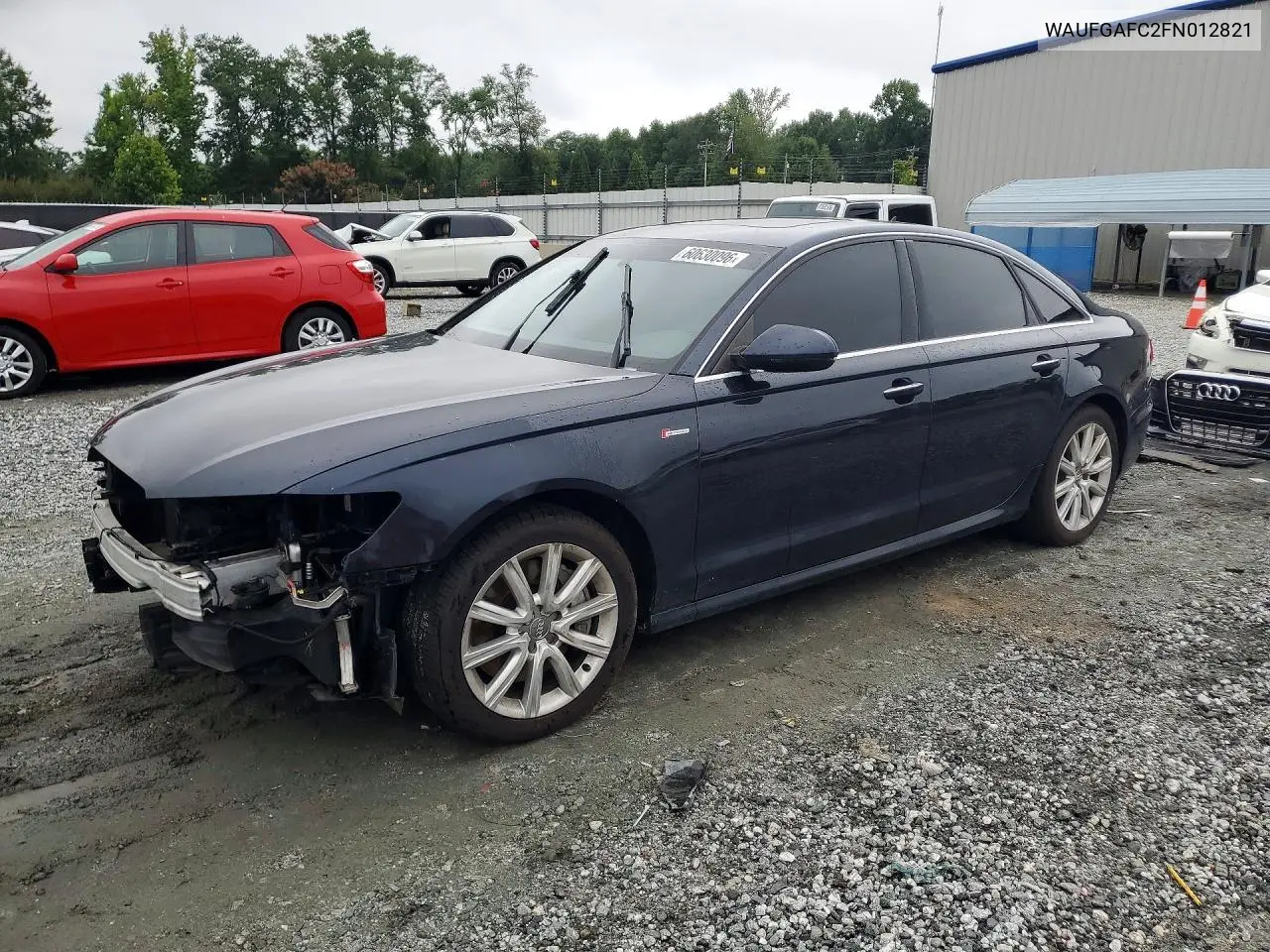2015 Audi A6 Premium Plus VIN: WAUFGAFC2FN012821 Lot: 60630096