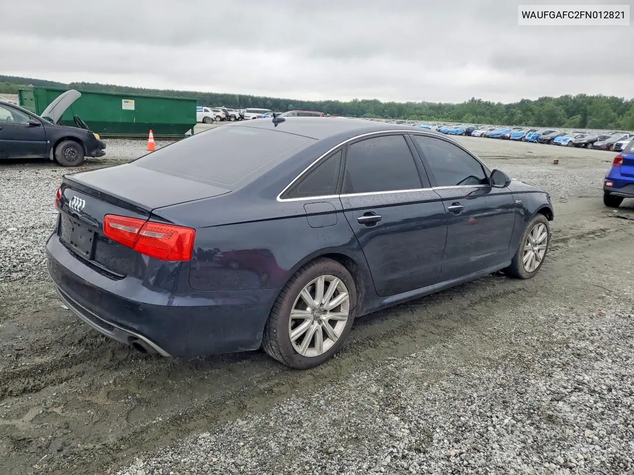 2015 Audi A6 Premium Plus VIN: WAUFGAFC2FN012821 Lot: 60630096