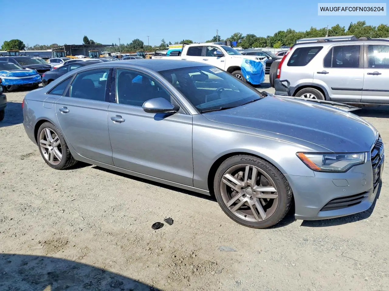 2015 Audi A6 Premium Plus VIN: WAUGFAFC0FN036204 Lot: 60646856