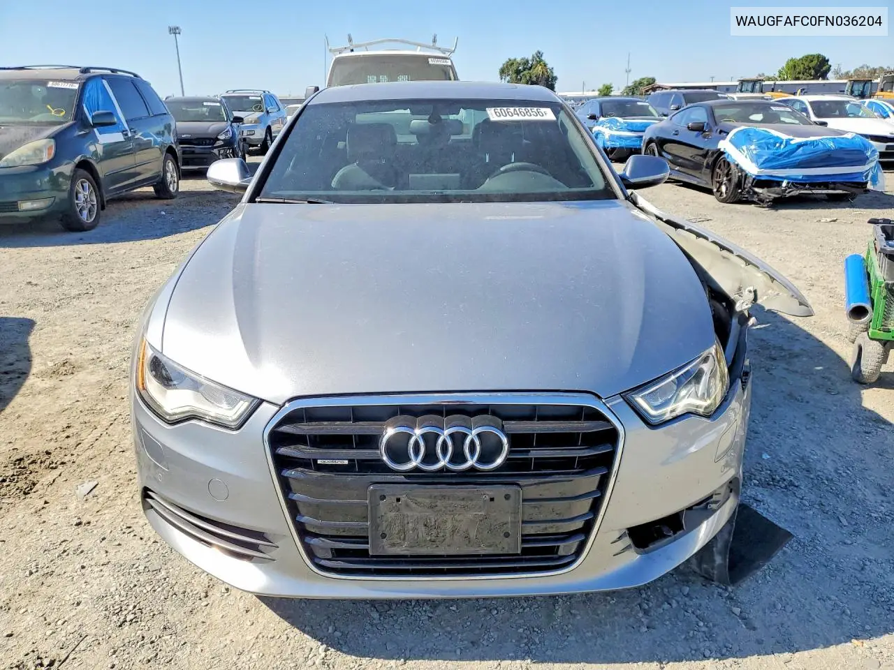 2015 Audi A6 Premium Plus VIN: WAUGFAFC0FN036204 Lot: 60646856