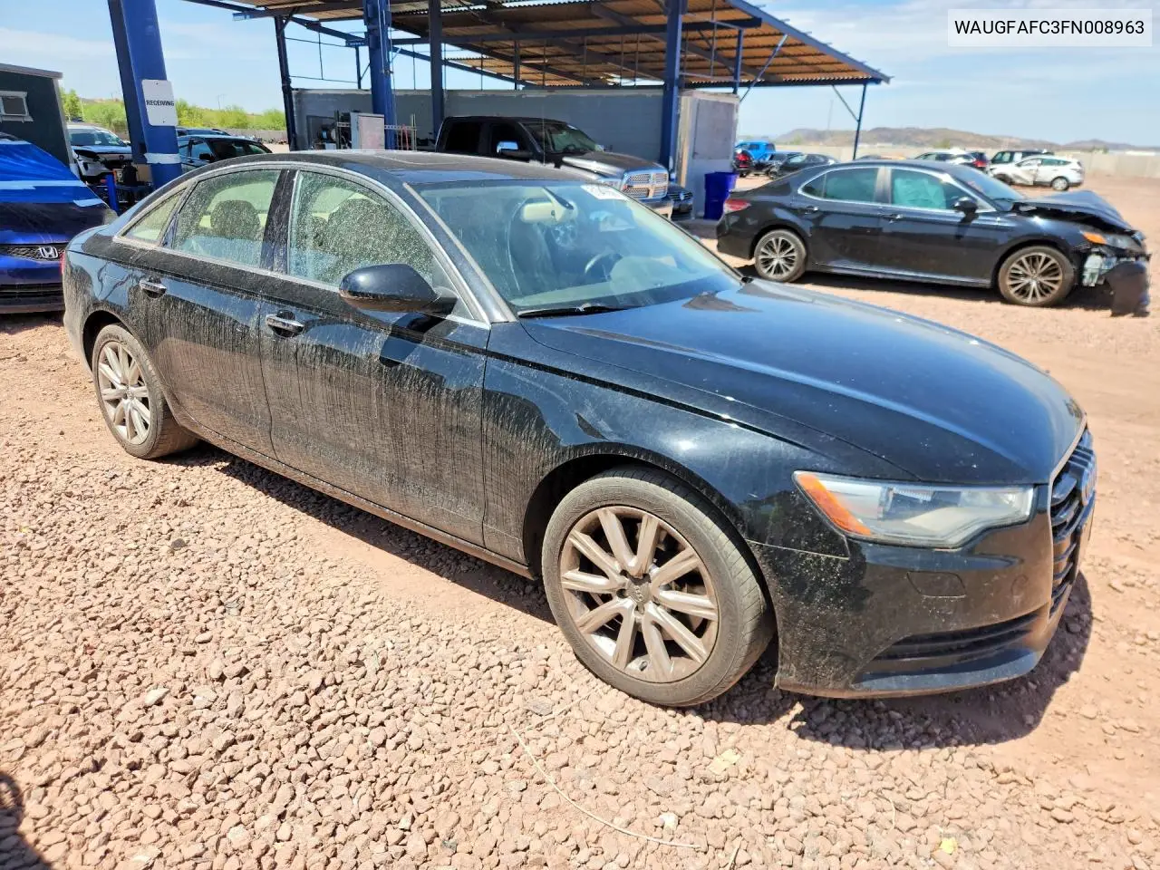 2015 Audi A6 Premium Plus VIN: WAUGFAFC3FN008963 Lot: 61040656