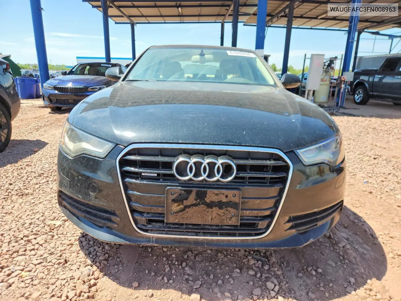 2015 Audi A6 Premium Plus VIN: WAUGFAFC3FN008963 Lot: 61040656