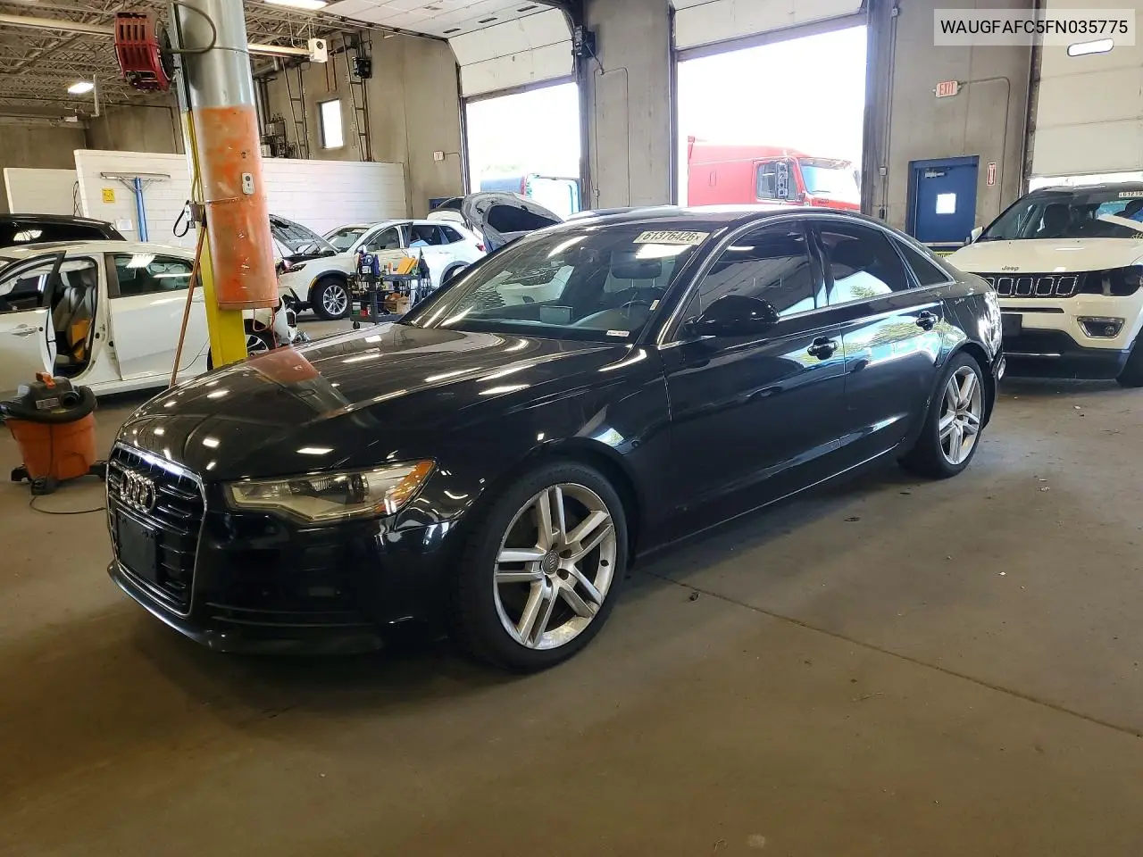 2015 Audi A6 Premium Plus VIN: WAUGFAFC5FN035775 Lot: 61376426